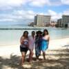 Walking on Waikiki Beach