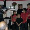 Arnis students getting ready to demonstrate arnis.