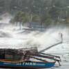 Monster waves crashing unto the Tacloban shore-- The Wire