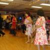 Line Dancing with the Dance Instructor